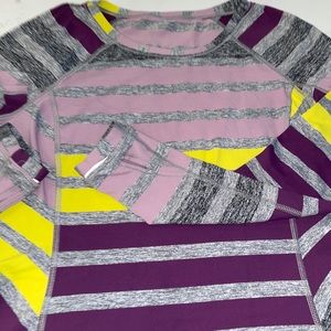 Lululemon Striped Activewear Top
